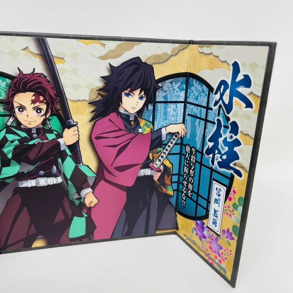 Demon Slayer Kimetsu no Yaiba Collectors Mini Byobu Folding Screen‎ Desktop Art